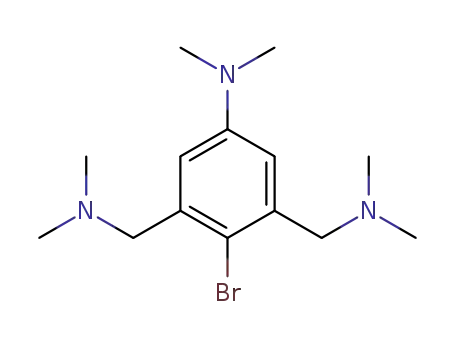 Molecular Structure of 548464-43-3 ((4-bromo-3,5-bis-dimethylaminomethyl-phenyl)-dimethyl-amine)
