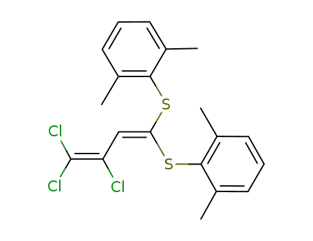 1,1,2-trichloro-4,4-bis(2,6-dimethylphenylthio)-1,3-butadiene