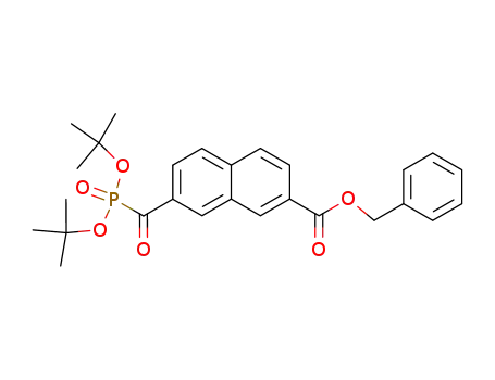 7-(Di-tert-butoxy-phosphoranecarbonyl)-naphthalene-2-carboxylic acid benzyl ester