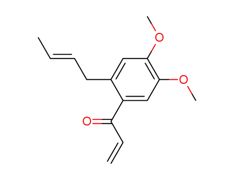1-[2-((E)-But-2-enyl)-4,5-dimethoxy-phenyl]-propenone