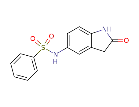 5-benzenesulfonylamino-1,3-dihydro-indol-2-one