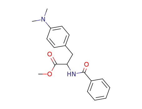 Phenylalanine, N-benzoyl-4-(dimethylamino)-, methyl ester