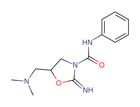 5-dimethylaminomethyl-3-phenylcarbamoyl-2-iminooxazolidine