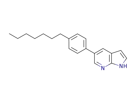 5-(p-C<sub>7</sub>H<sub>15</sub>Ph)-7-azaindole