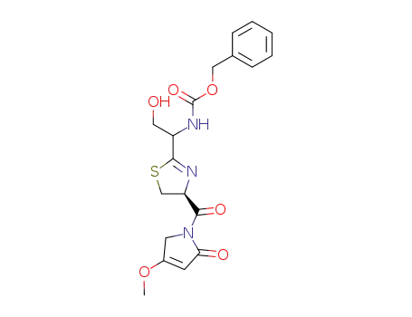 1-<(4S)-2-<1-(Benzyloxycarbonylamino)-2-hydroxyethyl>-2-thiazoline-4-carbonyl>-4-methoxy-3-pyrrolin-2-one