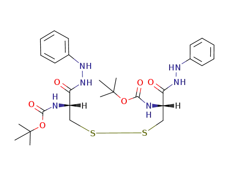 N,N'-bis-tert-butyloxycarbonyl-L-cystine bis-phenylhydrazide