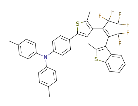 1-(5-{4-[bis(4-methylphenyl)amino]phenyl}-2-methylthiophen-3-yl)-2-(2-methylbenzo[b]thiophen-3-yl)-3,3,4,4,5,5-hexafluorocyclopentene