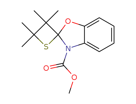methyl 3',3',4',4'-tetramethylspiro[3H-benzoxazole-2,2'-thiethane]-3-carboxylate