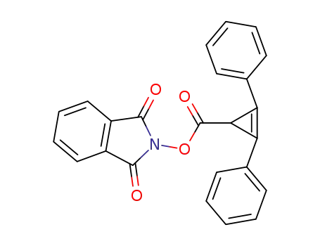 Molecular Structure of 234075-38-8 (N-(2,3-diphenyl-2-cyclopropenylcarbonyloxy)phthalimide)