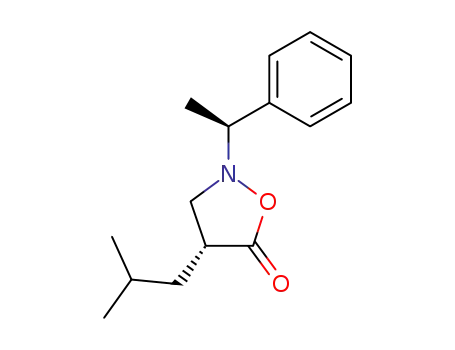 5-Isoxazolidinone, 4-(2-methylpropyl)-2-[(1S)-1-phenylethyl]-, (4R)-