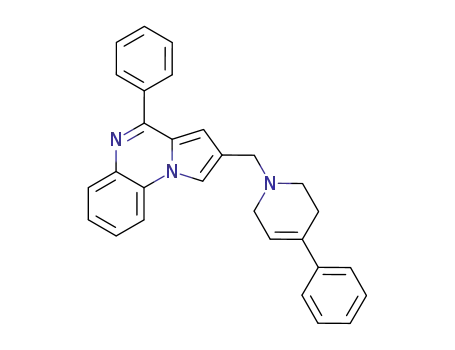 4-phenyl-2-(4-phenyl-3,6-dihydro-2<i>H</i>-pyridin-1-ylmethyl)-pyrrolo[1,2-<i>a</i>]quinoxaline