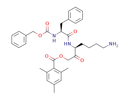 Z-PHE-LYS-2,4,6-TRIMETHYLBENZOYLOXY-METHYLKETONE TRIFLUOROACETATE 염