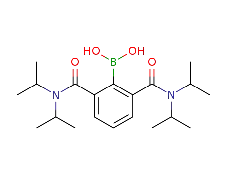 Molecular Structure of 1253189-36-4 (N,N,N',N'-tetraisopropyl-2-(dihydroxyboryl)isophthalamide)
