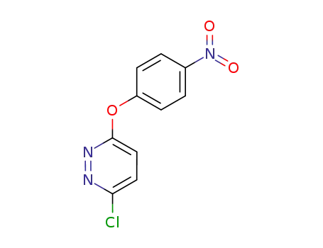 Molecular Structure of 1490-54-6 (3-chloro-6-(4-nitrophenoxy)pyridazine)