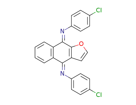(Z)-N-[(Z)-9-(4-chlorophenylimino)naphtho[2,3-b]furan-4(9H)-ylidene]-4-chlorobenzenamine