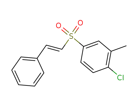 Benzene, 1-chloro-2-methyl-4-[(2-phenylethenyl)sulfonyl]-, (E)-