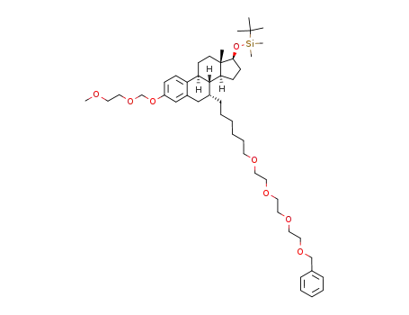 7α-(15-benzyloxy-7,10,13-trioxapentadecan-1-yl)-17β-(t-butyldimethylsilanyloxy)-3-(2-methoxyethoxymethoxy)estra-1,3,5(10)-triene
