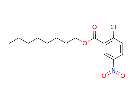 Molecular Structure of 1256568-06-5 (octyl 2-chloro-5-nitrobenzoate)