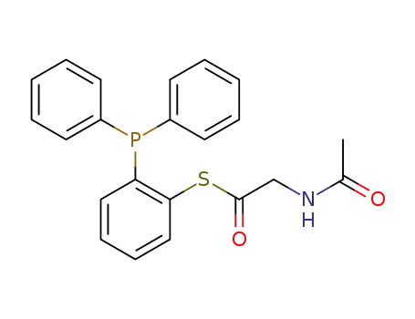 Ethanethioic acid, (acetylamino)-, S-[2-(diphenylphosphino)phenyl]
ester