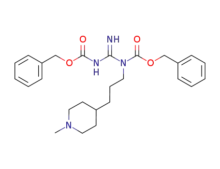 N-[3-(1-methylpiperidin-4-yl)-propyl]-N,N'-di-cbz-guanidine