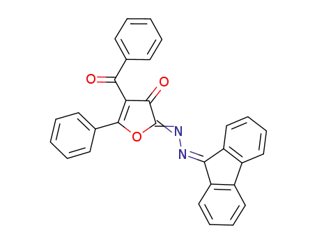 Molecular Structure of 1240490-78-1 (4-benzoyl-2-[N'-(9H-fluoren-9-ylidene)hydrazono]-5-phenyl-2,3-dihydrofuran-3-one)