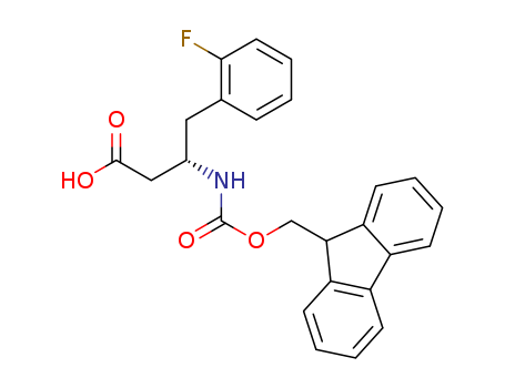FMOC-(S)-3-AMINO-4-(2-FLUORO-PHENYL)-BUTYRIC ACID  CAS NO.270596-49-1