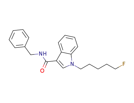 Molecular Structure of 1776086-02-2 (1-(5-fluoropentyl)-N-(phenylmethyl)-1H-indole-3-carboxamide)