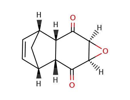 Molecular Structure of 2435-32-7 (5-OXATETRACYCLO[7.2.1.0(2,8).0(4,6)]DODEC-10-ENE-3,7-DIONE)