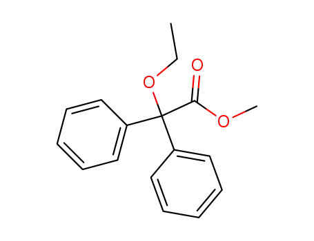 Molecular Structure of 101594-90-5 (methyl 2-ethoxy-2,2-diphenylacetate)