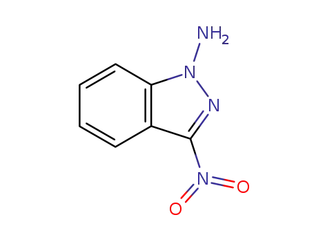 Molecular Structure of 185011-16-9 (1H-Indazol-1-amine, 3-nitro-)