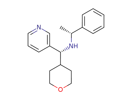 ((R)-1-Phenyl-ethyl)-[(R)-pyridin-3-yl-(tetrahydro-pyran-4-yl)-methyl]-amine