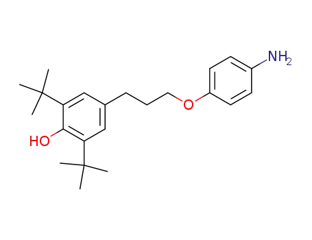 4-[3-(4-amino-phenoxy)-propyl]-2,6-di-<i>tert</i>-butyl-phenol