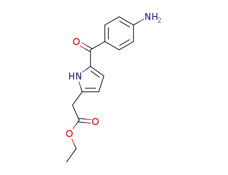 1H-Pyrrole-2-acetic acid, 5-(4-aminobenzoyl)-, ethyl ester