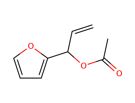 Molecular Structure of 87802-72-0 (2-Furanmethanol, a-ethenyl-, acetate)
