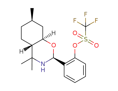 Trifluoro-methanesulfonic acid 2-((2S,4aS,7R,8aR)-4,4,7-trimethyl-octahydro-benzo[e][1,3]oxazin-2-yl)-phenyl ester