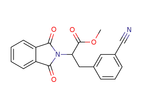 3-(3-cyano-phenyl)-2-(1,3-dioxo-1,3-dihydro-isoindol-2-yl)-propionic acid methyl ester