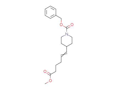 4-((E)-5-Methoxycarbonyl-pent-1-enyl)-piperidine-1-carboxylic acid benzyl ester