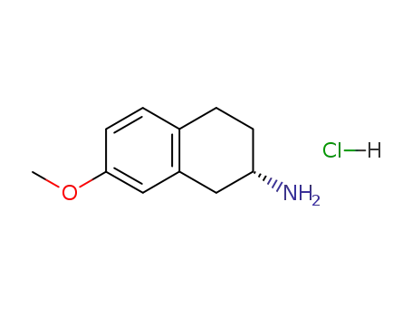 Molecular Structure of 158223-16-6 ((S)-7-Methoxy-2-aminotetralin hydrochloride)