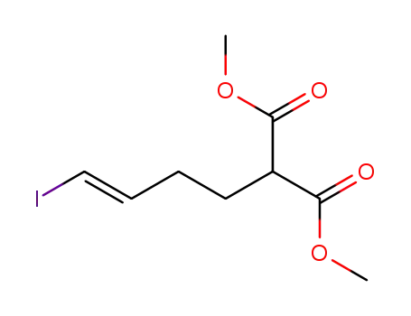 dimethyl-2-[(E)-iodo-3-butenenyl]malonate