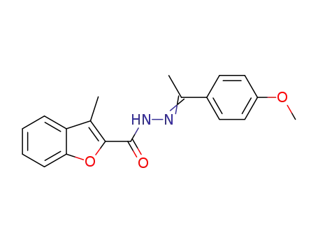 N'-[1-(4-methoxyphenyl)ethylidene]-3-methyl-1-benzofuran-2-carbohydrazide