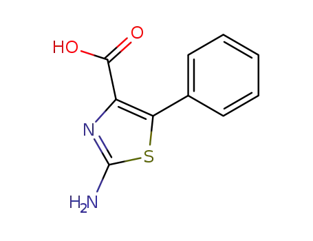 Molecular Structure of 802276-49-9 (2-AMINO-5-PHENYL-4-THIAZOLECARBOXYLIC ACID)
