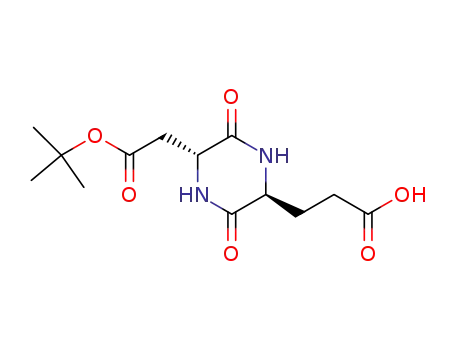 3-((2S,5R)-5-tert-Butoxycarbonylmethyl-3,6-dioxo-piperazin-2-yl)-propionic acid