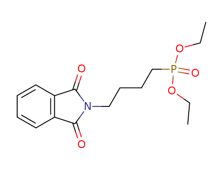 Molecular Structure of 86791-02-8 (diethyl [4-(1,3-dioxo-1,3-dihydro-2H-isoindol-2-yl)butyl]phosphonate)