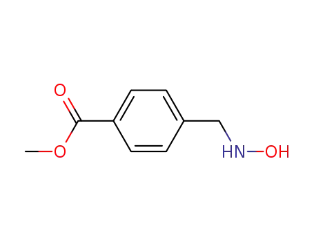 Molecular Structure of 57124-42-2 (Benzoic acid, 4-[(hydroxyamino)methyl]-, methyl ester)