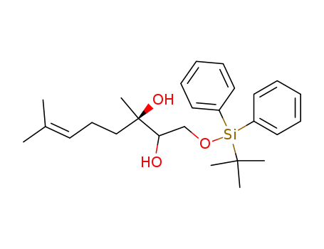 1-(<i>tert</i>-butyl-diphenyl-silanyloxy)-3,7-dimethyl-oct-6-ene-2,3-diol