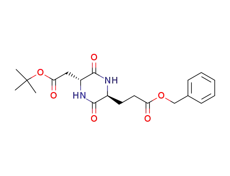 3-((2S,5R)-5-tert-Butoxycarbonylmethyl-3,6-dioxo-piperazin-2-yl)-propionic acid benzyl ester