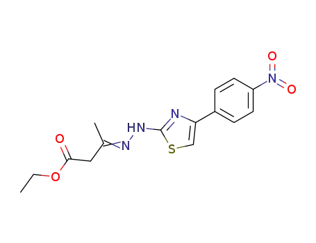 ethyl 3-[{4-(4-nitrophenyl)thiazol-2-yl}hydrazono]butanoate
