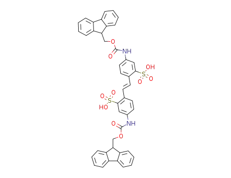 2,2'-[(E)-1,2-ethenediyl]bis(5-{[(9H-fluoren-9-ylmethoxy)carbonyl]amino}benzenesulfonic acid)