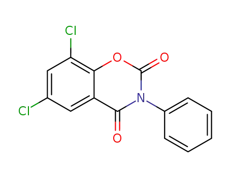 2H-1,3-Benzoxazine-2,4(3H)-dione, 6,8-dichloro-3-phenyl-