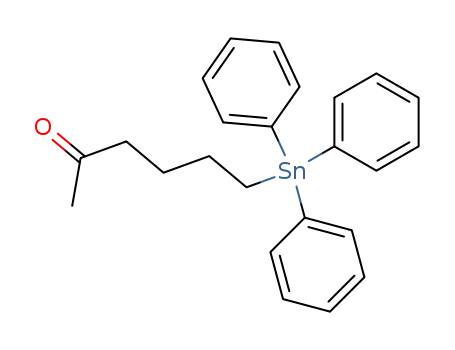 Molecular Structure of 127765-19-9 (6-triphenylstannyl-hexan-2-one)
